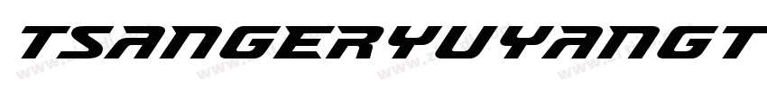 tsangeryuyangt w01字体转换
